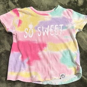 Free Planet Multicolor Tie-Dye Kids T-Shirt